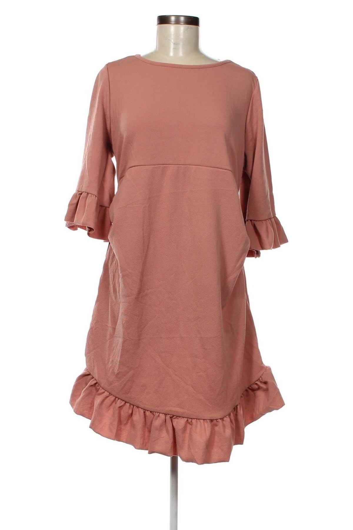 Kleid Boohoo, Größe L, Farbe Aschrosa, Preis € 19,21
