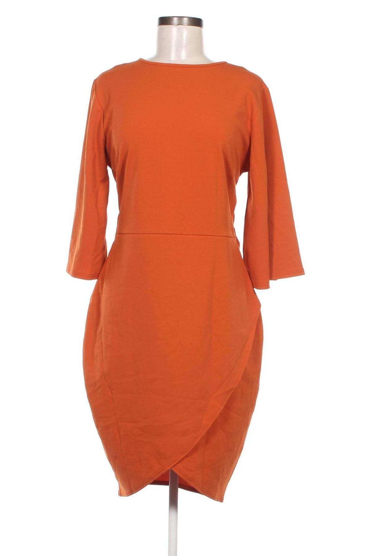 Kleid Boohoo, Größe L, Farbe Orange, Preis 20,18 €