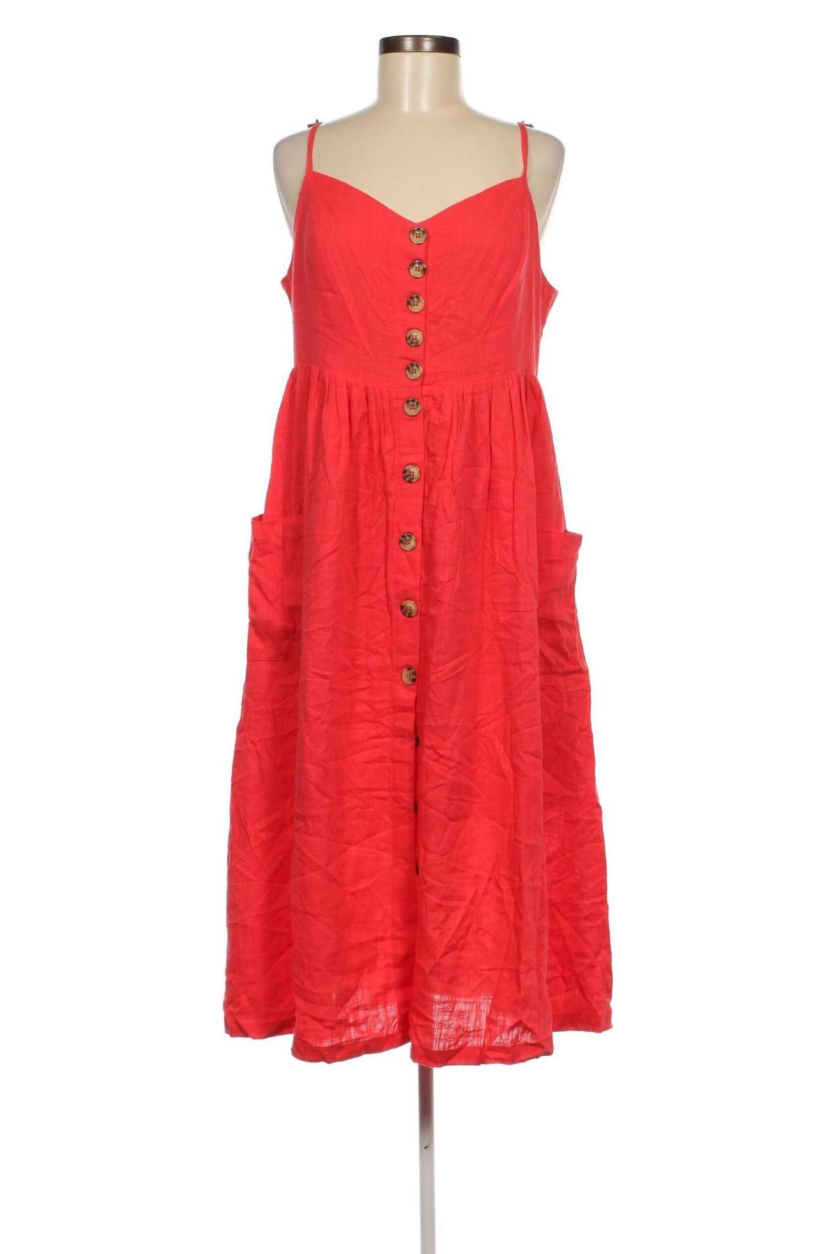 Kleid Buffalo by David Bitton, Größe L, Farbe Rot, Preis € 33,40