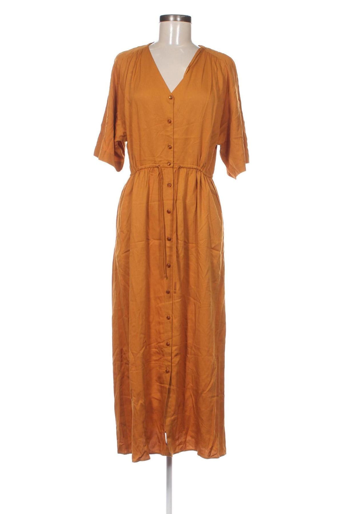 Φόρεμα Des Petits Hauts, Μέγεθος S, Χρώμα Κίτρινο, Τιμή 57,83 €