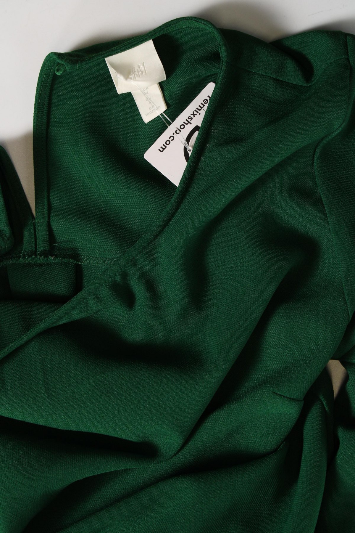 Kleid H&M, Größe XS, Farbe Grün, Preis 24,22 €
