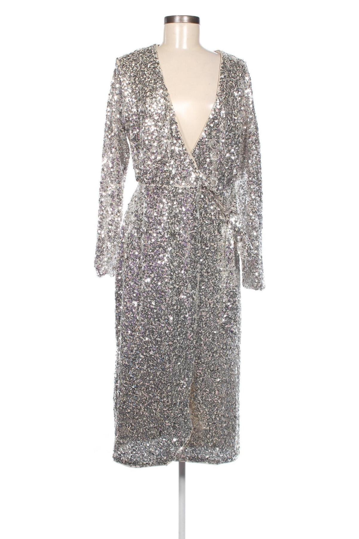 Φόρεμα H&M, Μέγεθος S, Χρώμα Ασημί, Τιμή 35,88 €