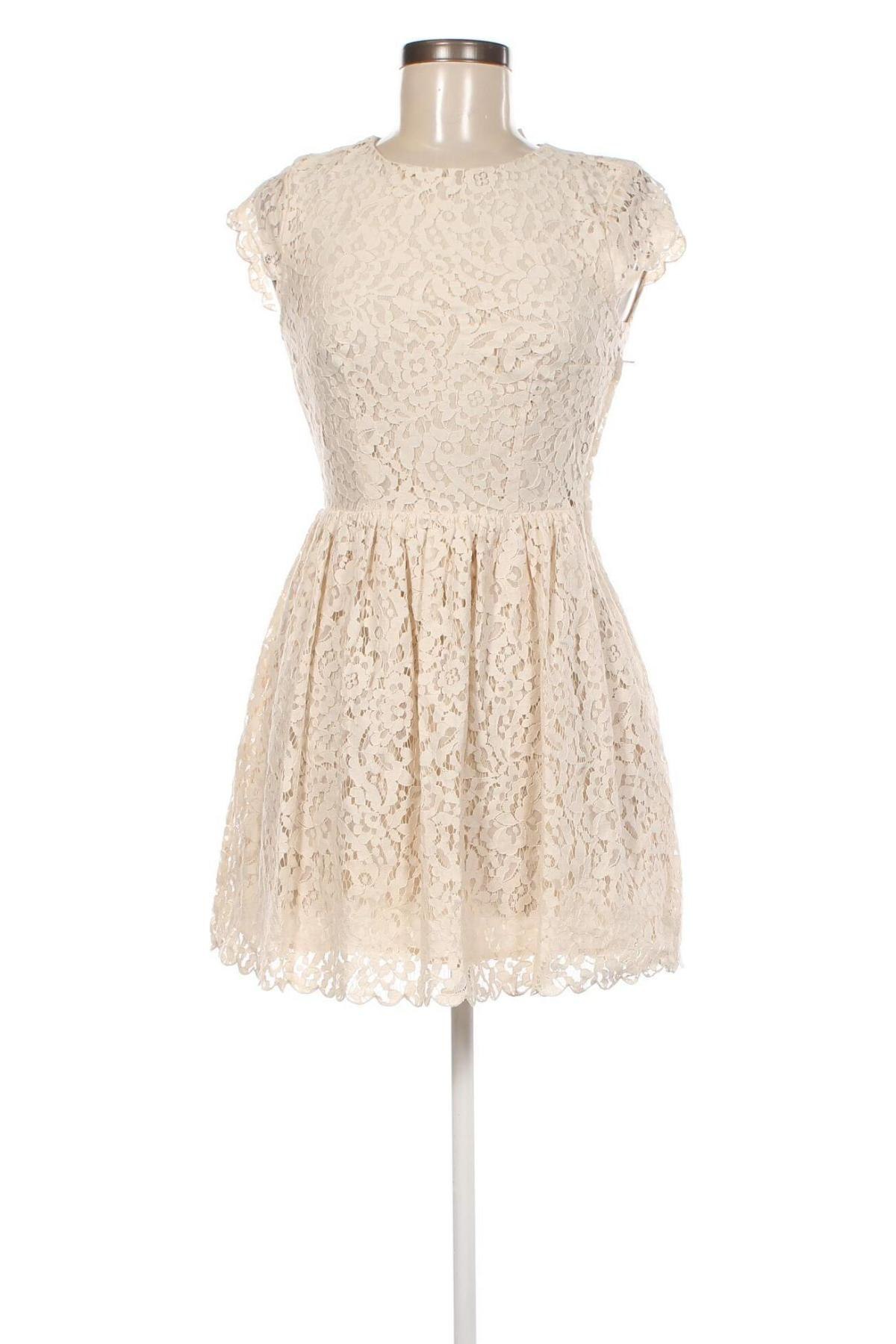 Φόρεμα H&M Divided, Μέγεθος XS, Χρώμα  Μπέζ, Τιμή 34,52 €