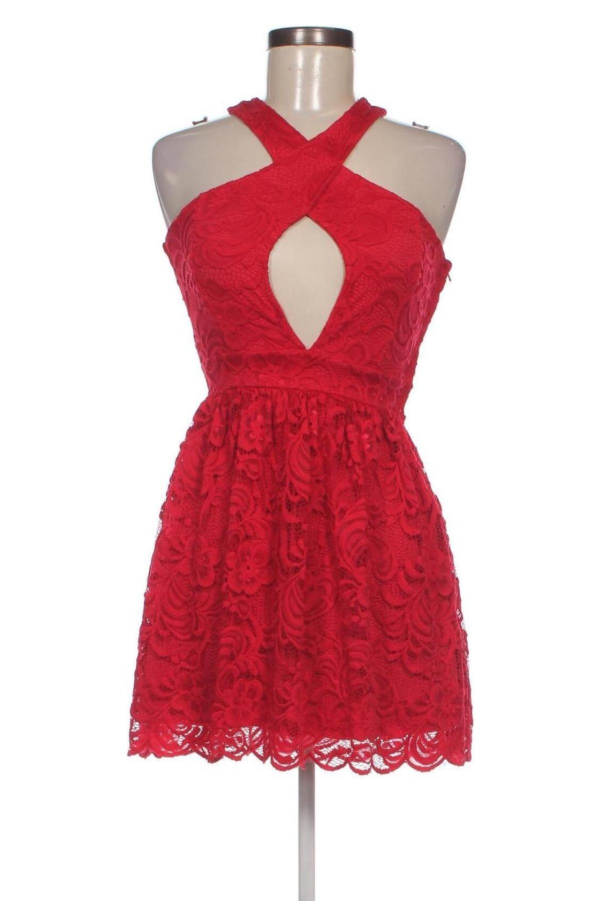 Kleid H&M Divided, Größe XS, Farbe Rot, Preis 12,11 €