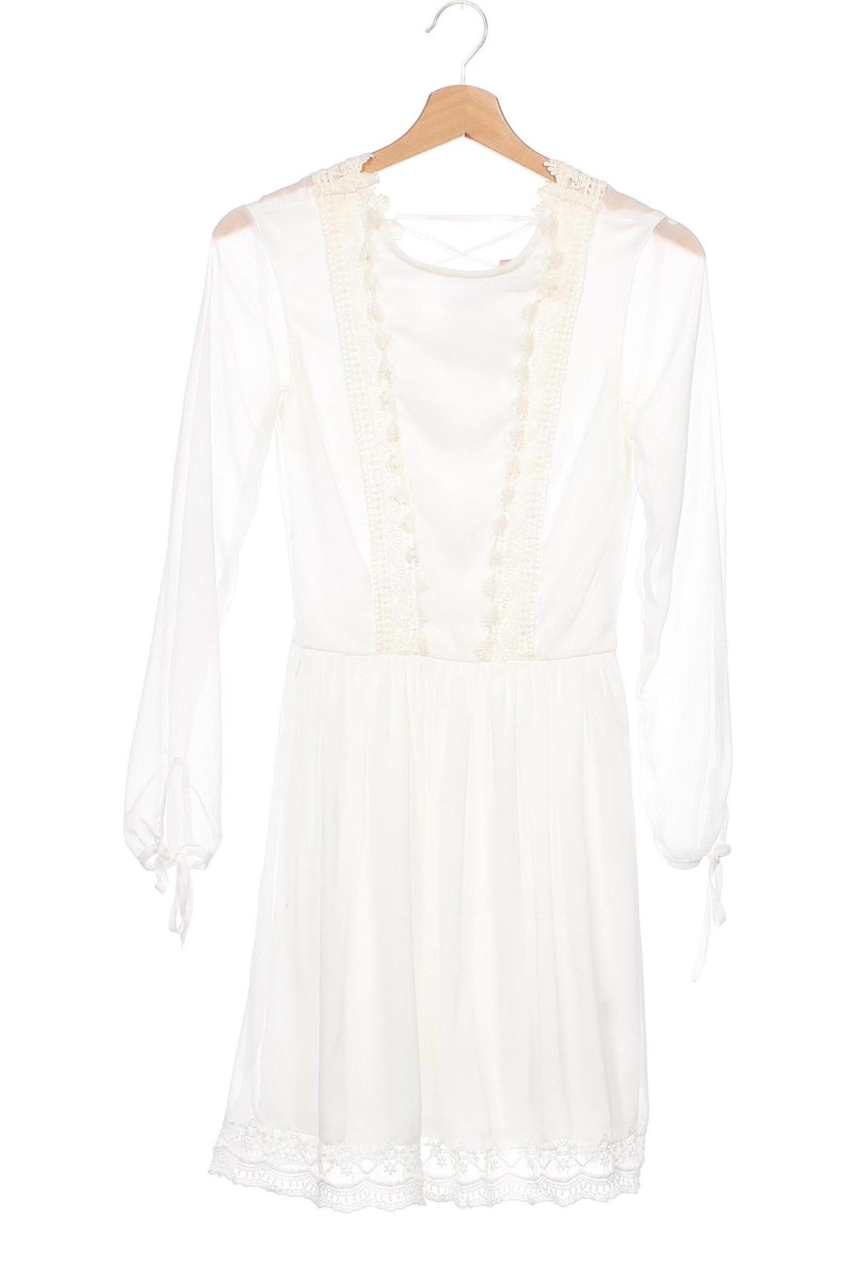 Kleid H&M Divided, Größe XXS, Farbe Weiß, Preis € 9,00