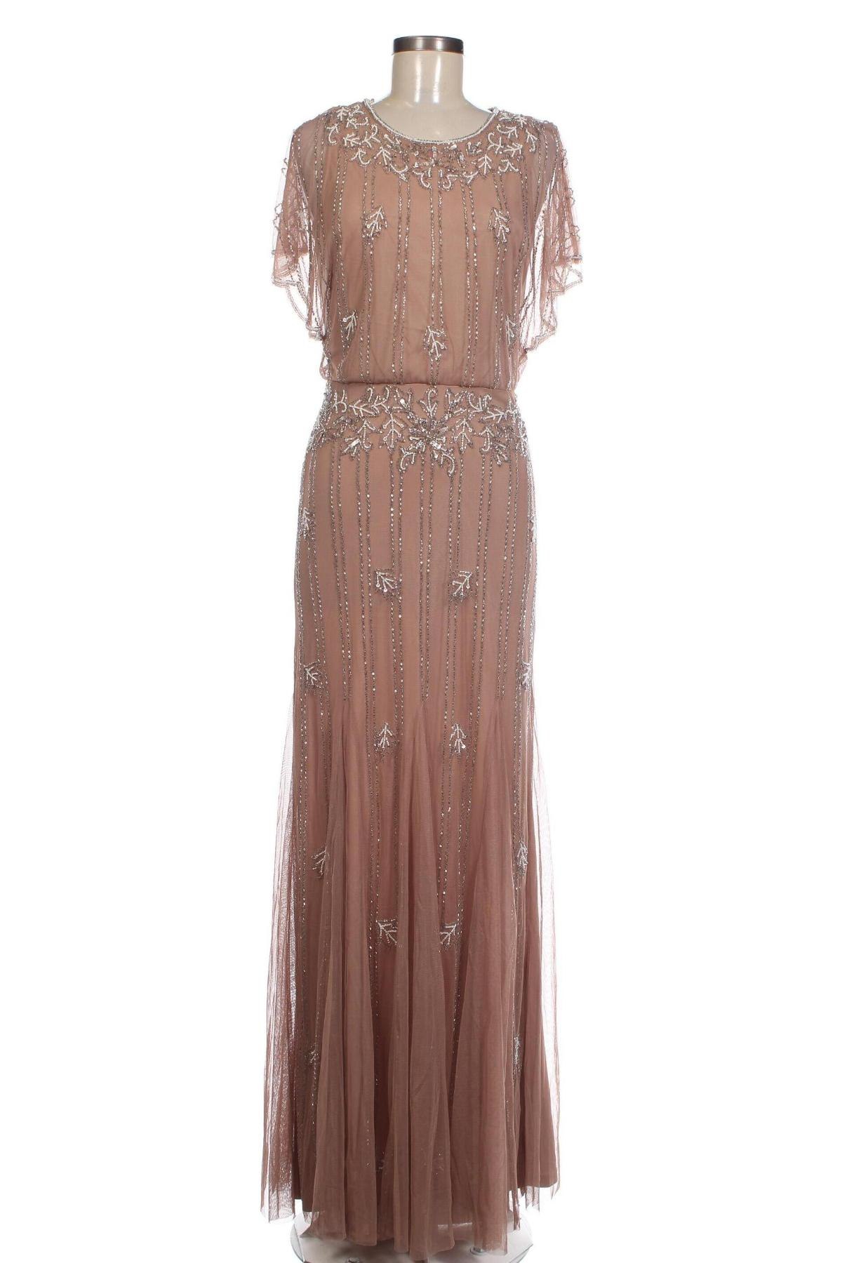 Φόρεμα Lace & Beads, Μέγεθος S, Χρώμα  Μπέζ, Τιμή 72,16 €