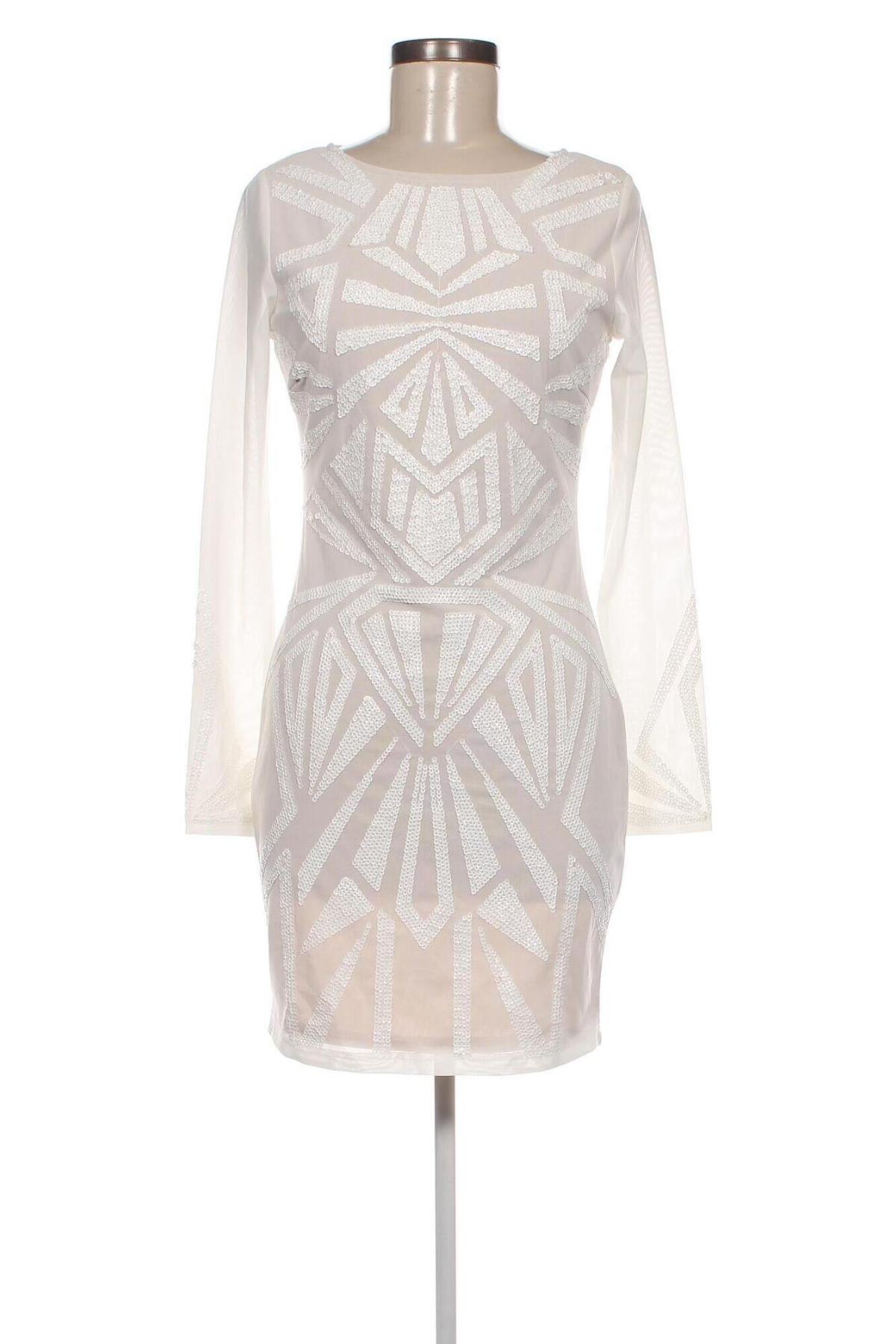 Kleid Lipsy London, Größe M, Farbe Ecru, Preis 64,72 €