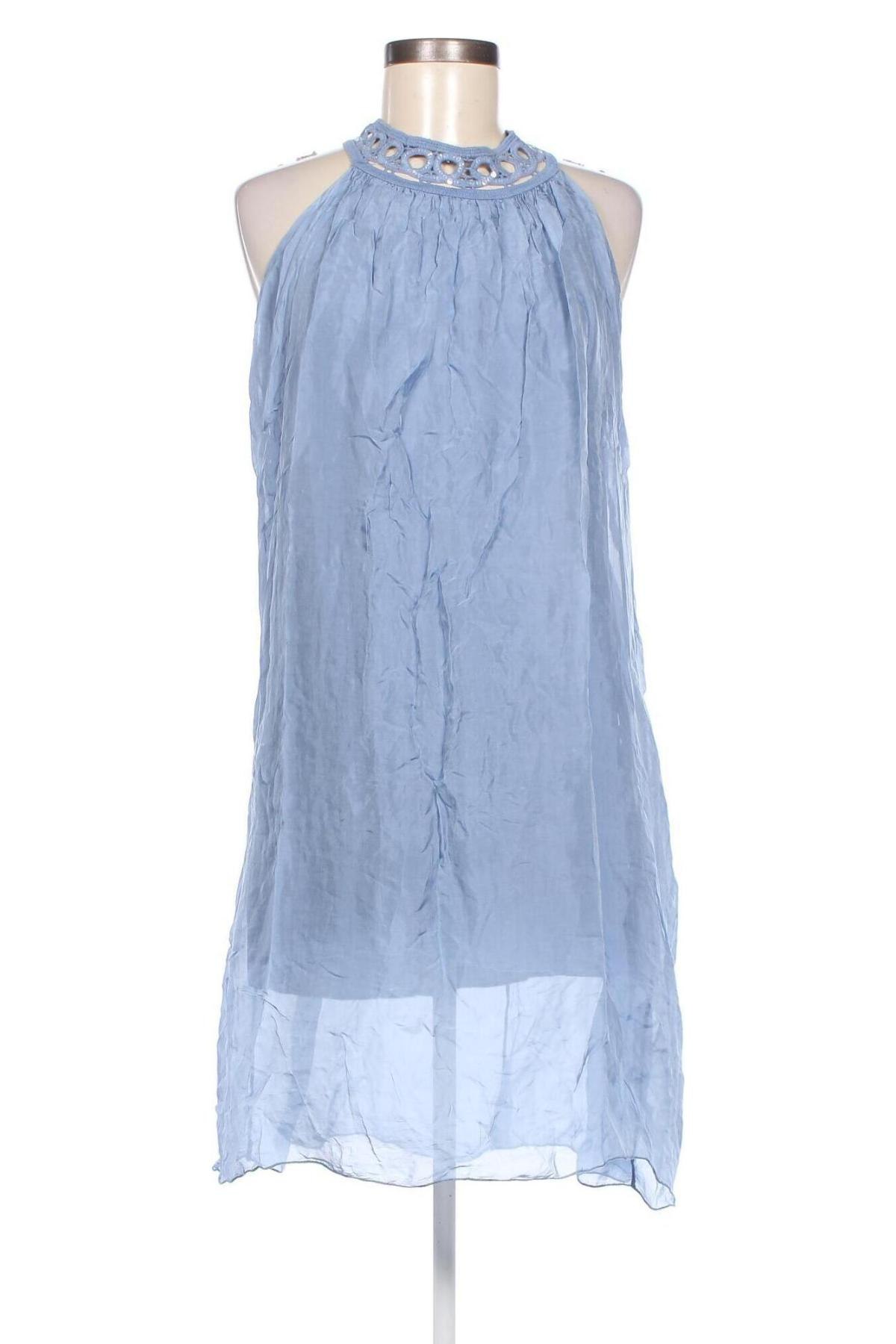Kleid Made In Italy, Größe S, Farbe Blau, Preis 15,60 €