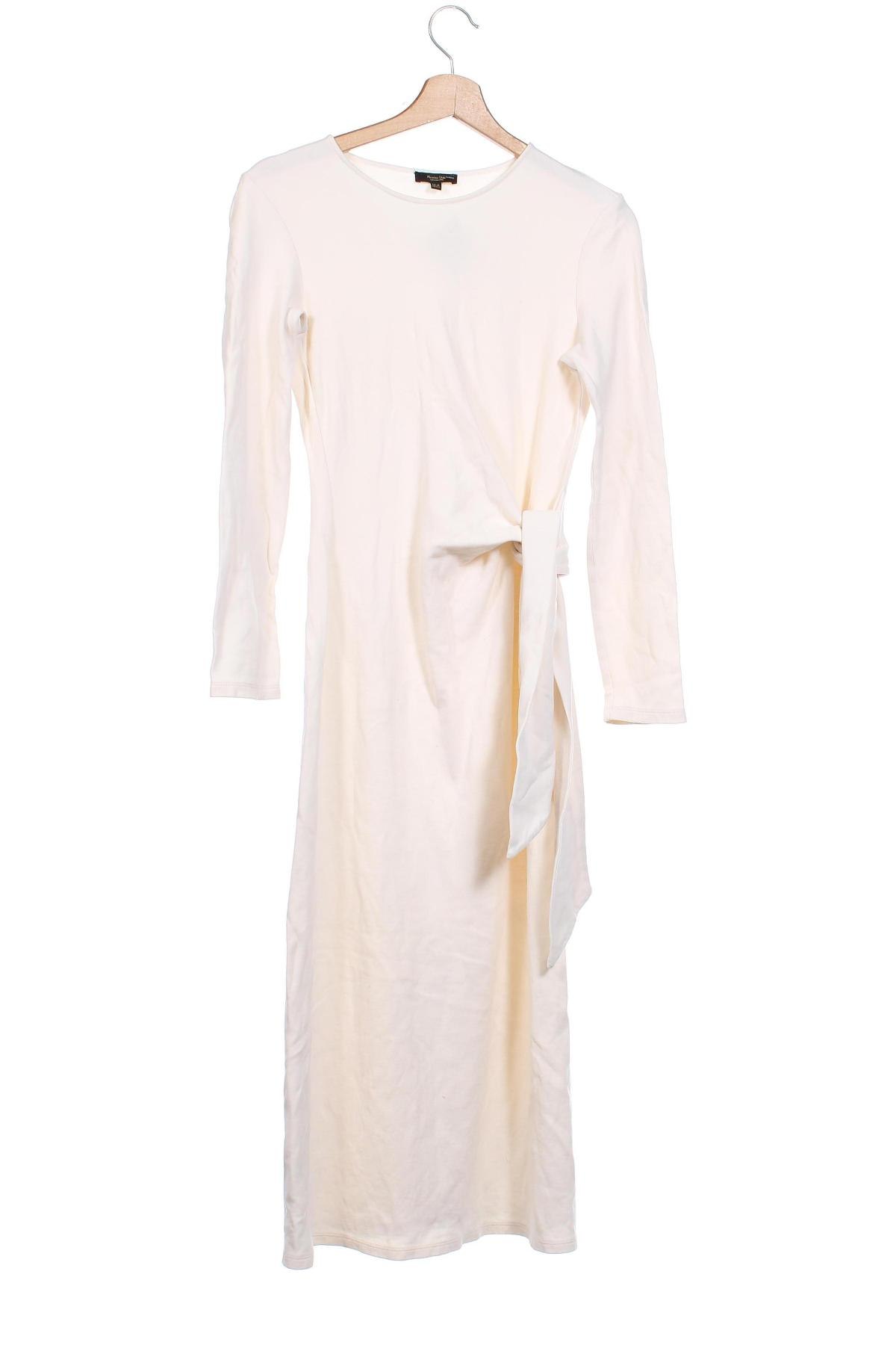 Šaty  Massimo Dutti, Velikost XS, Barva Krémová, Cena  498,00 Kč