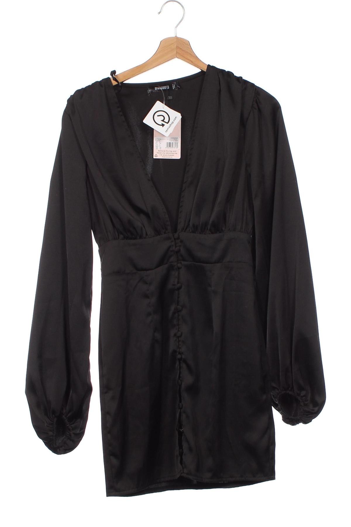 Šaty  Missguided, Veľkosť XS, Farba Čierna, Cena  12,46 €
