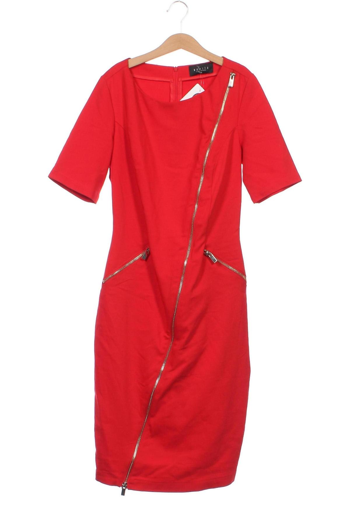 Kleid Mohito, Größe XS, Farbe Rot, Preis 19,28 €