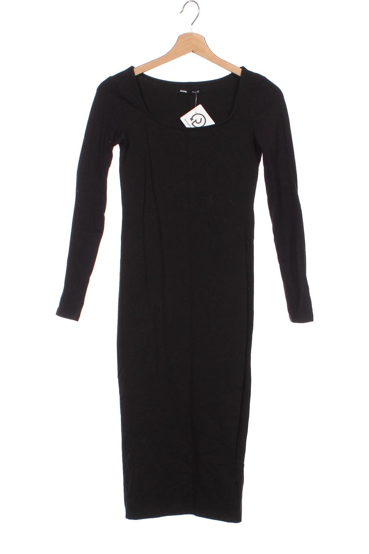 Kleid Sinsay, Größe XS, Farbe Schwarz, Preis 7,12 €