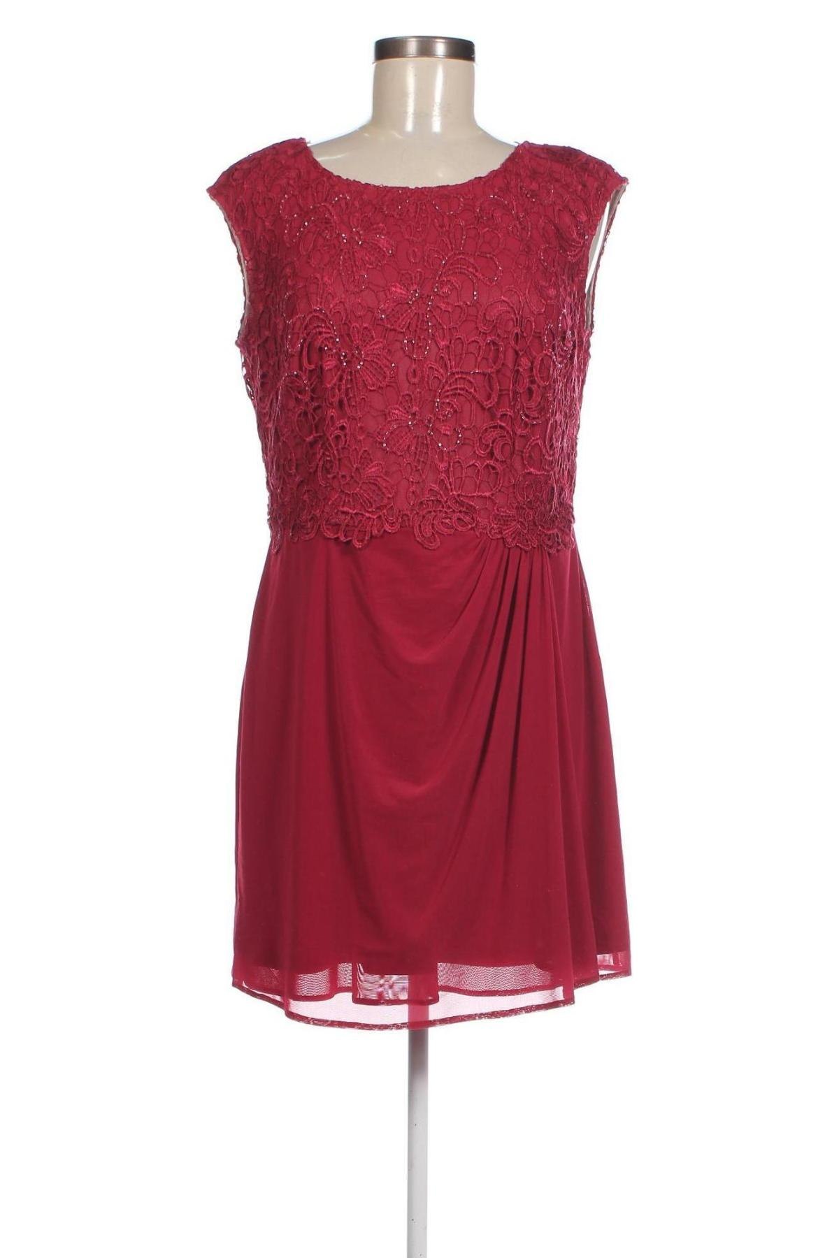 Kleid Vera Mont, Größe M, Farbe Rot, Preis 45,23 €