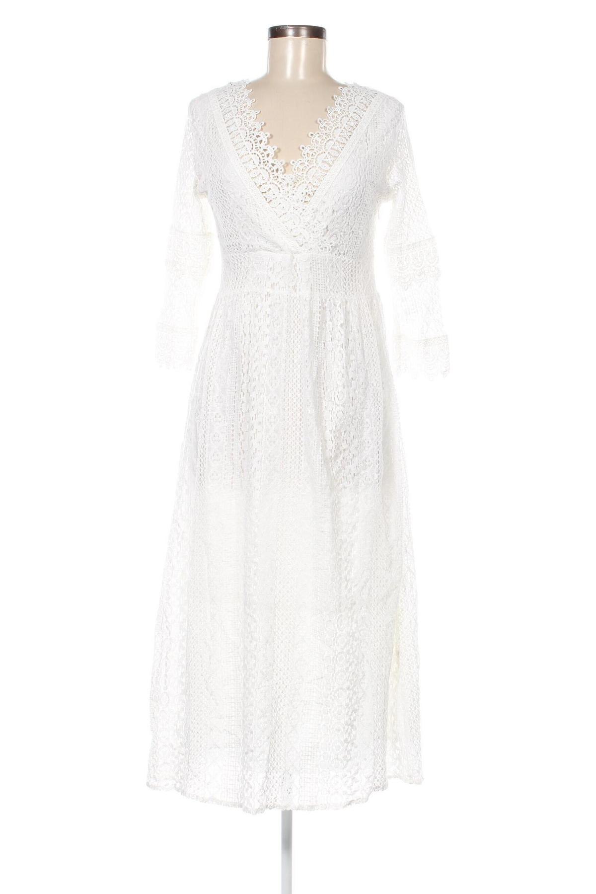 Rochie Vintage Dressing, Mărime S, Culoare Alb, Preț 95,39 Lei