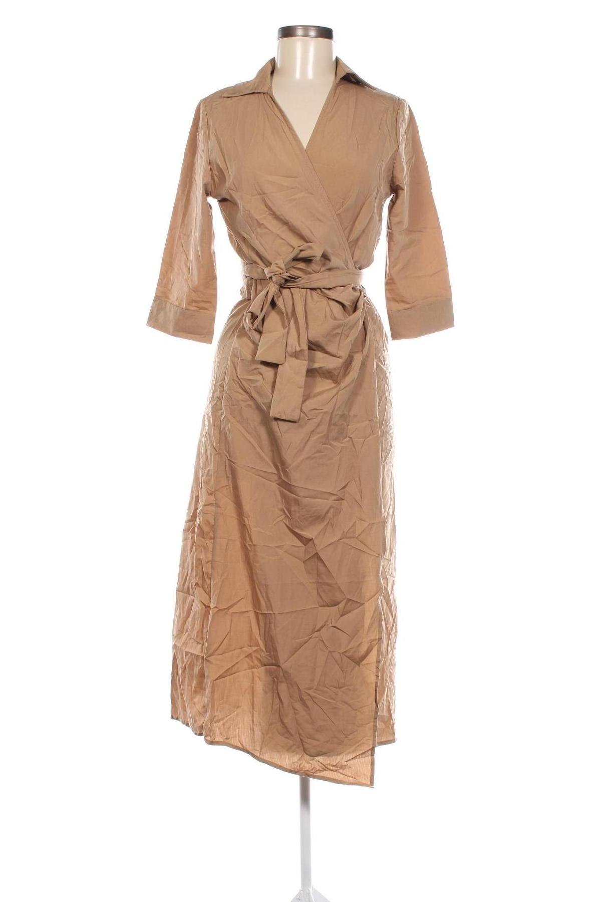 Kleid Zanzea, Größe S, Farbe Braun, Preis 20,18 €