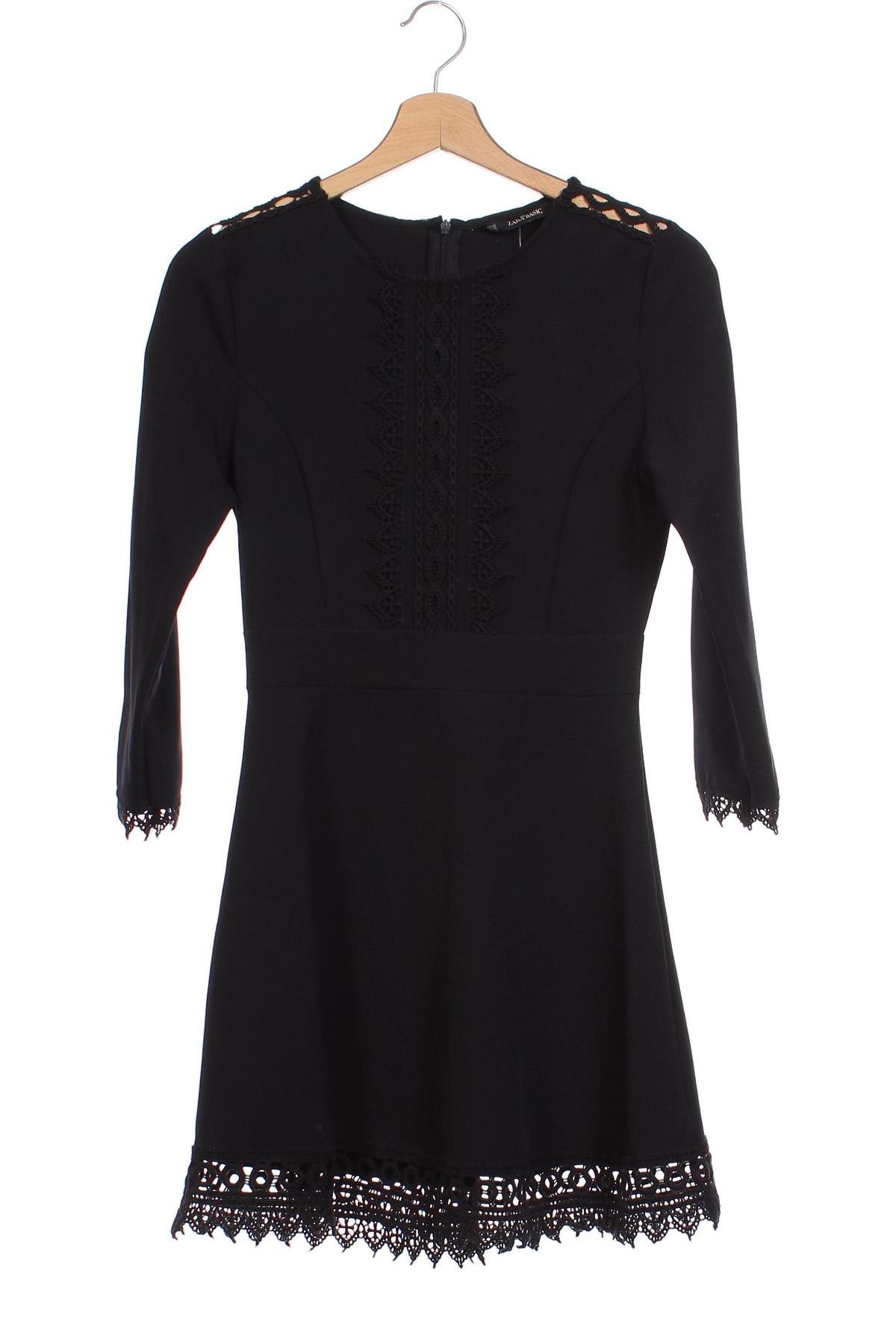 Rochie Zara, Mărime XS, Culoare Negru, Preț 51,94 Lei