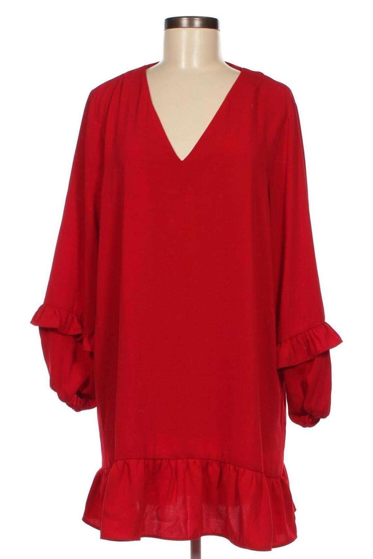 Kleid Zara, Größe XL, Farbe Rot, Preis € 15,03