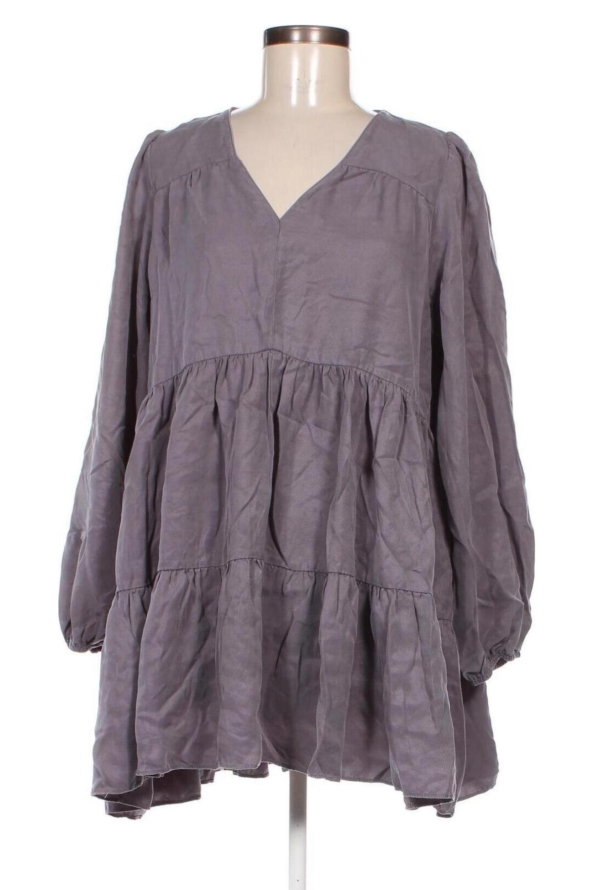 Φόρεμα Zara, Μέγεθος L, Χρώμα Γκρί, Τιμή 9,19 €