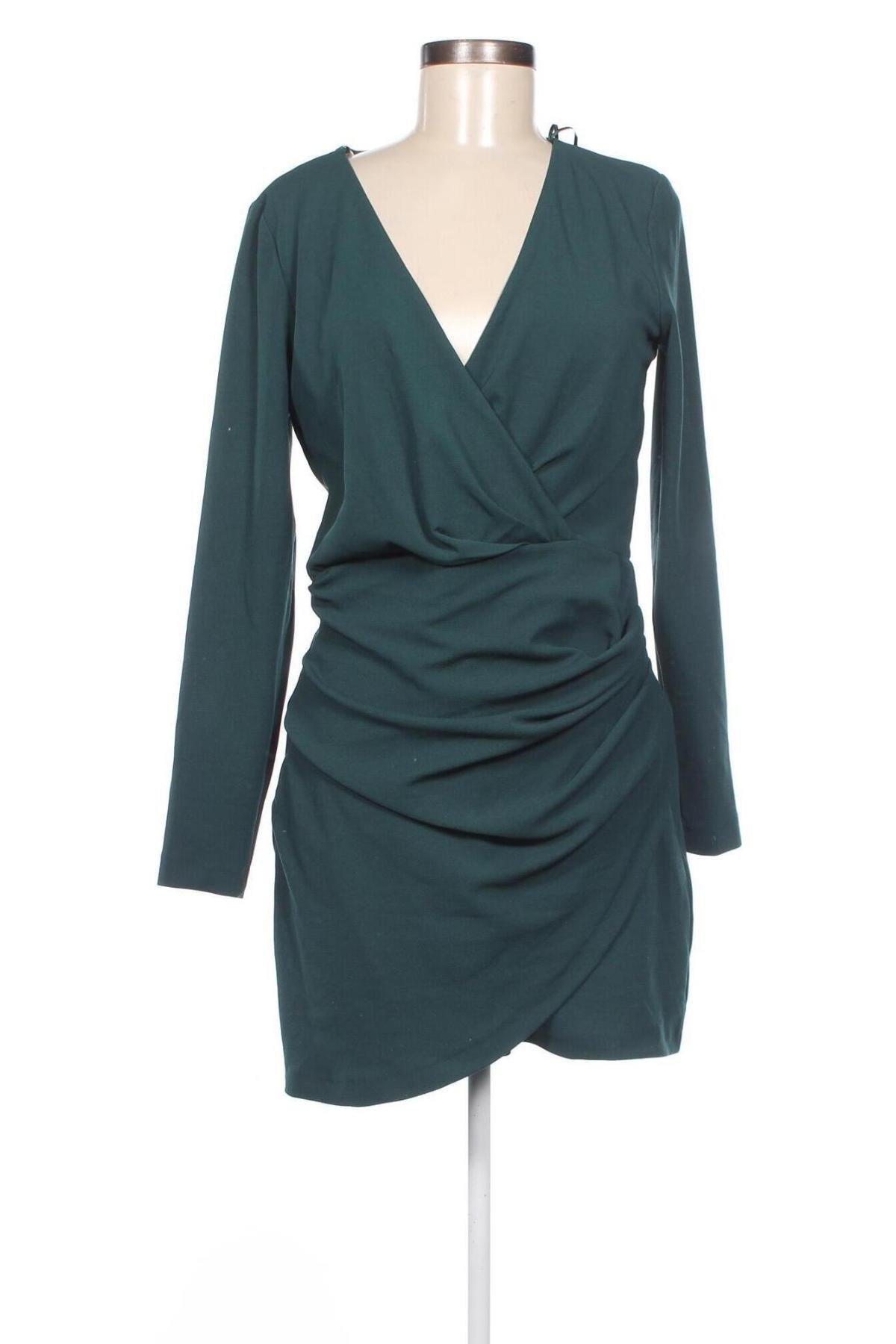 Kleid Zara, Größe L, Farbe Grün, Preis € 14,20