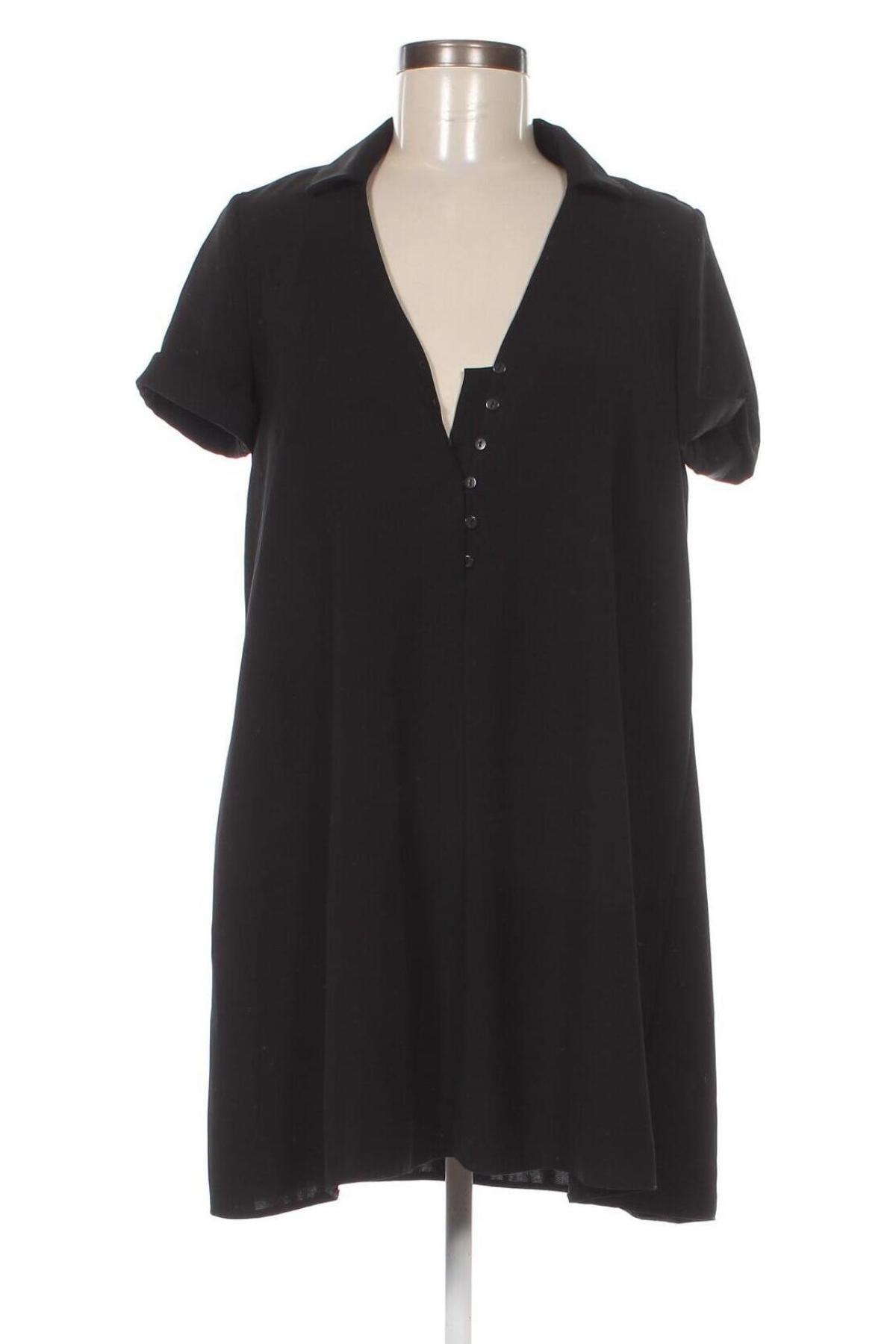 Šaty  Zara, Veľkosť XS, Farba Čierna, Cena  14,06 €