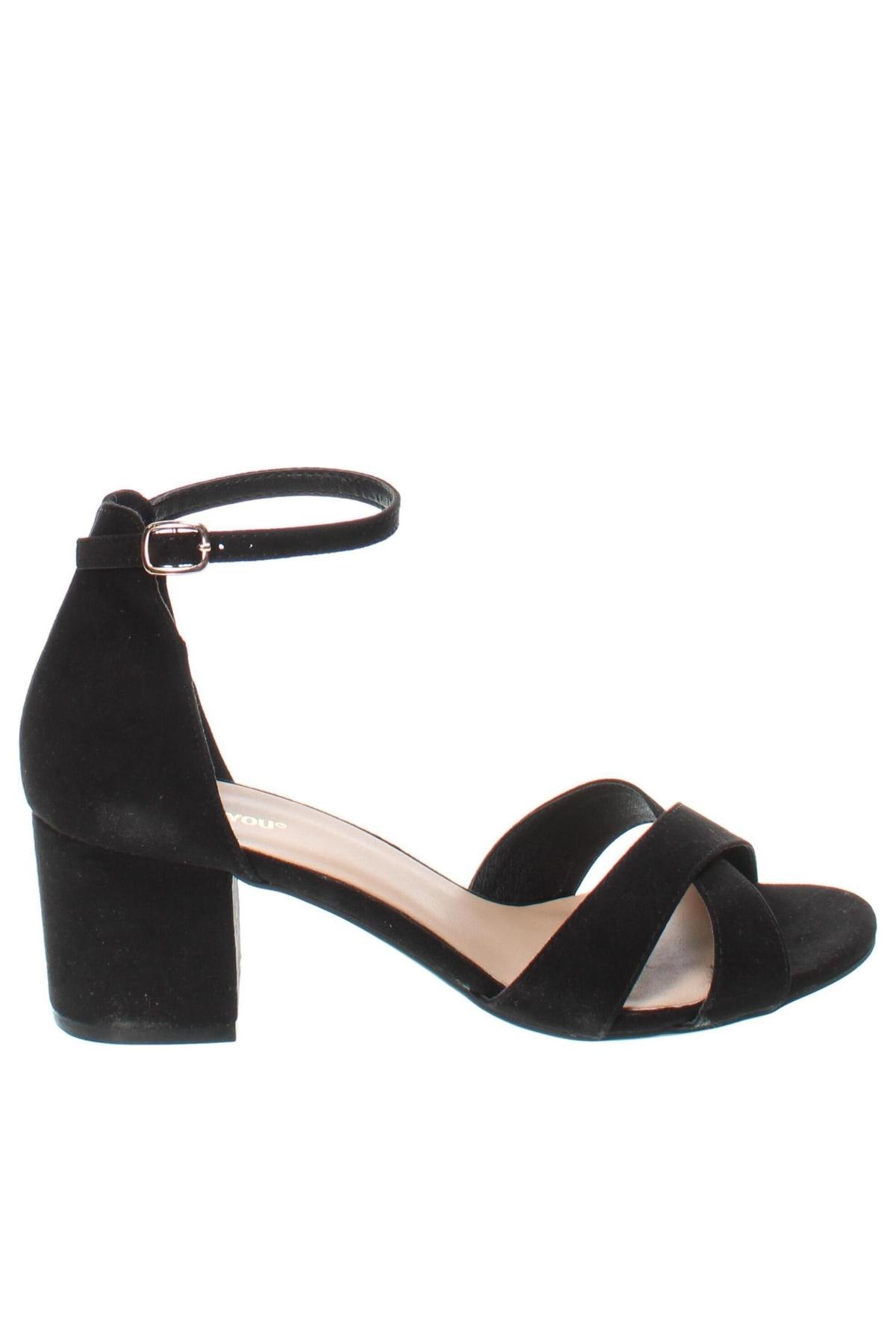 Sandale About You, Mărime 39, Culoare Negru, Preț 101,98 Lei