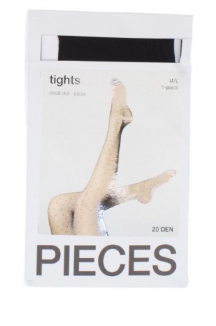 Strumpfhose Pieces, Größe M, Farbe Schwarz, Preis € 15,99