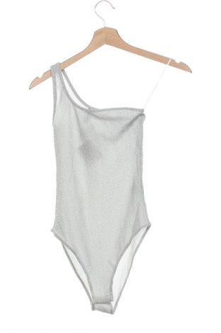 Дамска блуза - боди H&M Divided, Размер XS, Цвят Сребрист, Цена 31,99 лв.