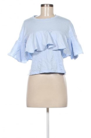 Bluză de femei Bershka, Mărime S, Culoare Albastru, Preț 61,99 Lei