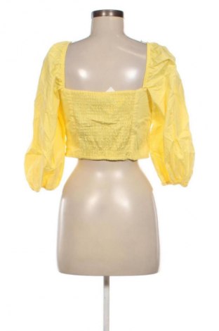 Bluză de femei Bershka, Mărime L, Culoare Galben, Preț 64,99 Lei