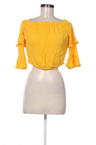 Bluză de femei Guess, Mărime M, Culoare Galben, Preț 156,99 Lei
