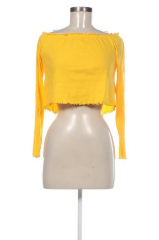 Дамска блуза H&M Divided, Размер L, Цвят Жълт, Цена 19,99 лв.