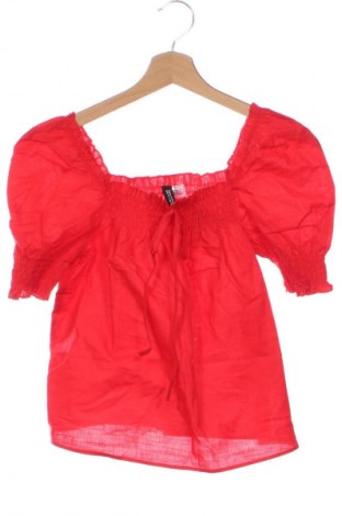 Bluzka damska H&M Divided, Rozmiar XS, Kolor Czerwony, Cena 62,99 zł