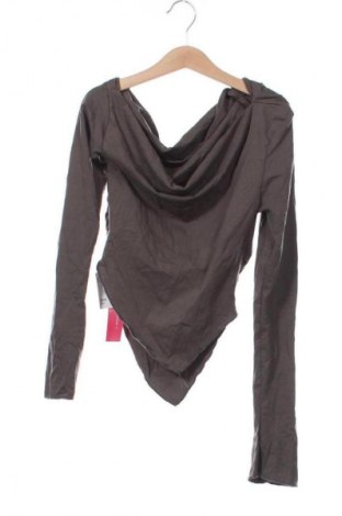 Дамска блуза SHEIN, Размер XS, Цвят Сив, Цена 31,99 лв.
