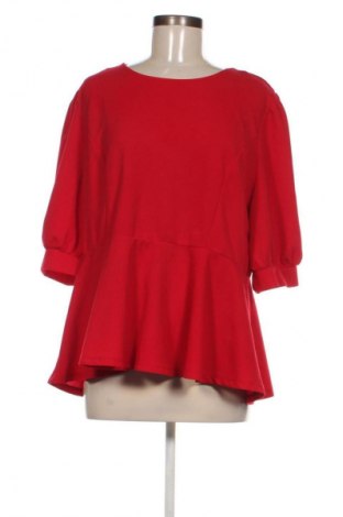 Bluzka damska SHEIN, Rozmiar 4XL, Kolor Czerwony, Cena 62,99 zł