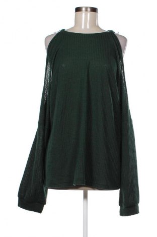 Bluzka damska SHEIN, Rozmiar 4XL, Kolor Zielony, Cena 53,99 zł