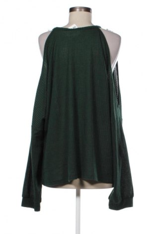 Bluzka damska SHEIN, Rozmiar 4XL, Kolor Zielony, Cena 53,99 zł