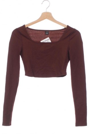 Damen Shirt SHEIN, Größe XXS, Farbe Braun, Preis 13,99 €