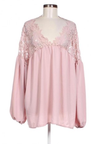 Damen Shirt SHEIN, Größe 4XL, Farbe Rosa, Preis 11,99 €