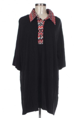 Damen Shirt Ulla Popken, Größe 4XL, Farbe Schwarz, Preis € 18,99