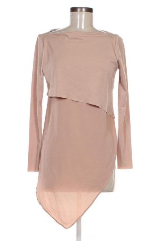 Дамска блуза Zara, Размер S, Цвят Бежов, Цена 27,99 лв.