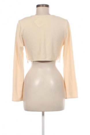 Дамска блуза Zara, Размер M, Цвят Екрю, Цена 27,99 лв.