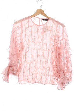 Дамска блуза Zara, Размер XS, Цвят Розов, Цена 11,99 лв.