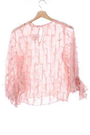 Дамска блуза Zara, Размер XS, Цвят Розов, Цена 11,99 лв.