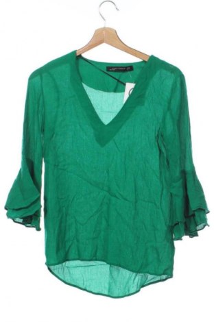 Dámska blúza Zara, Veľkosť XS, Farba Zelená, Cena  15,95 €
