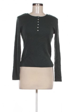 Дамска блуза Zara, Размер L, Цвят Зелен, Цена 27,99 лв.