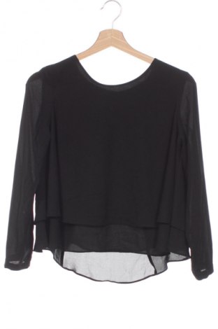 Дамска блуза Zara, Размер XS, Цвят Черен, Цена 27,99 лв.