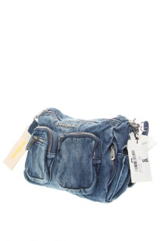 Дамска чанта Desigual, Цвят Син, Цена 167,99 лв.
