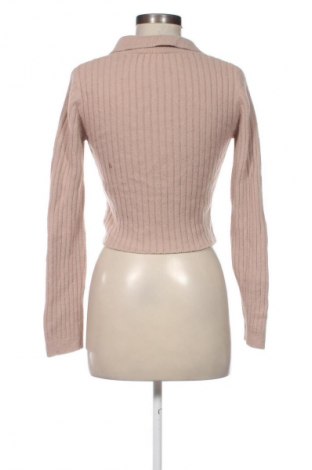 Cardigan de damă Bershka, Mărime L, Culoare Bej, Preț 94,99 Lei