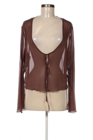 Damen Strickjacke H&M Divided, Größe 3XL, Farbe Braun, Preis € 10,99