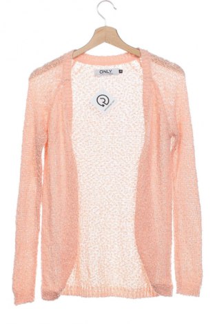 Damen Strickjacke ONLY, Größe XS, Farbe Orange, Preis 18,99 €